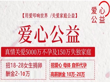 尉犁捐卵助孕生子 爱心志愿者招募